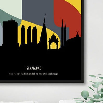 ISLAMABAD SKYLINE INITIALS FUSION