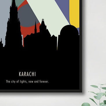 KARACHI SKYLINE INITIALS FUSION