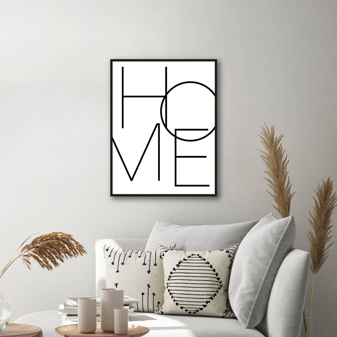 HOME LEAN TYPO CANVAS