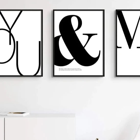 YOU & ME SYMMETRICAL WALL GALLERY SET