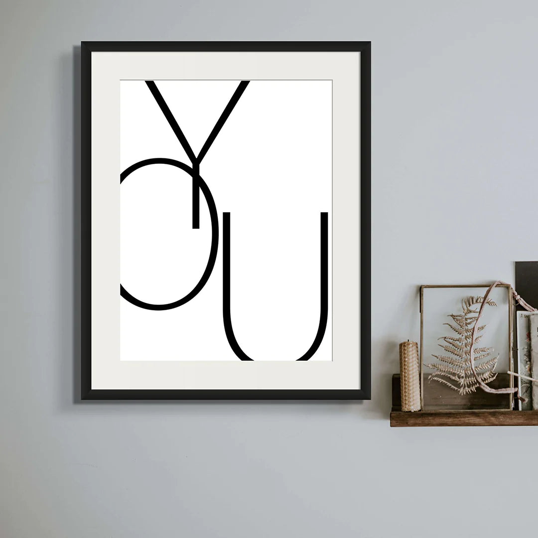 YOU COSMIC TYPOGRAPHY