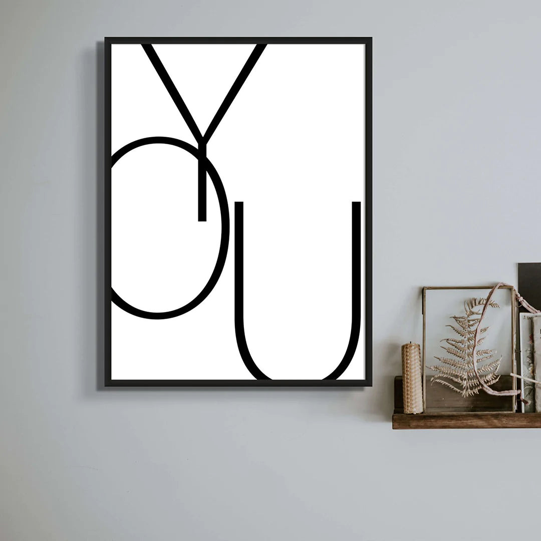 YOU COSMIC TYPOGRAPHY